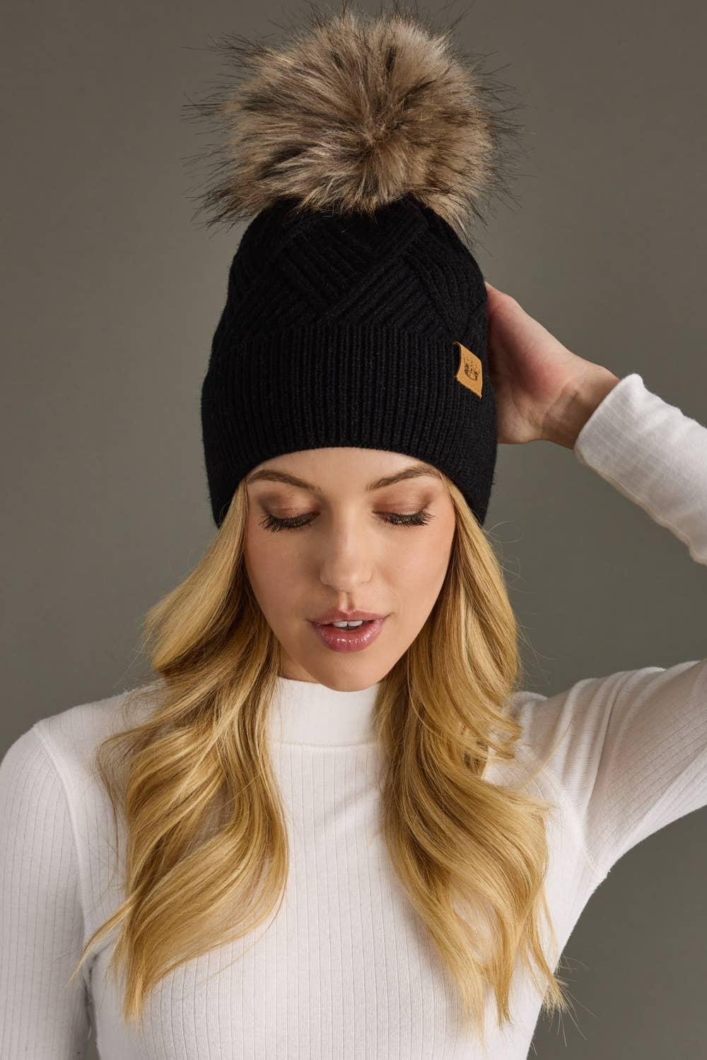 Knit Pom Hat