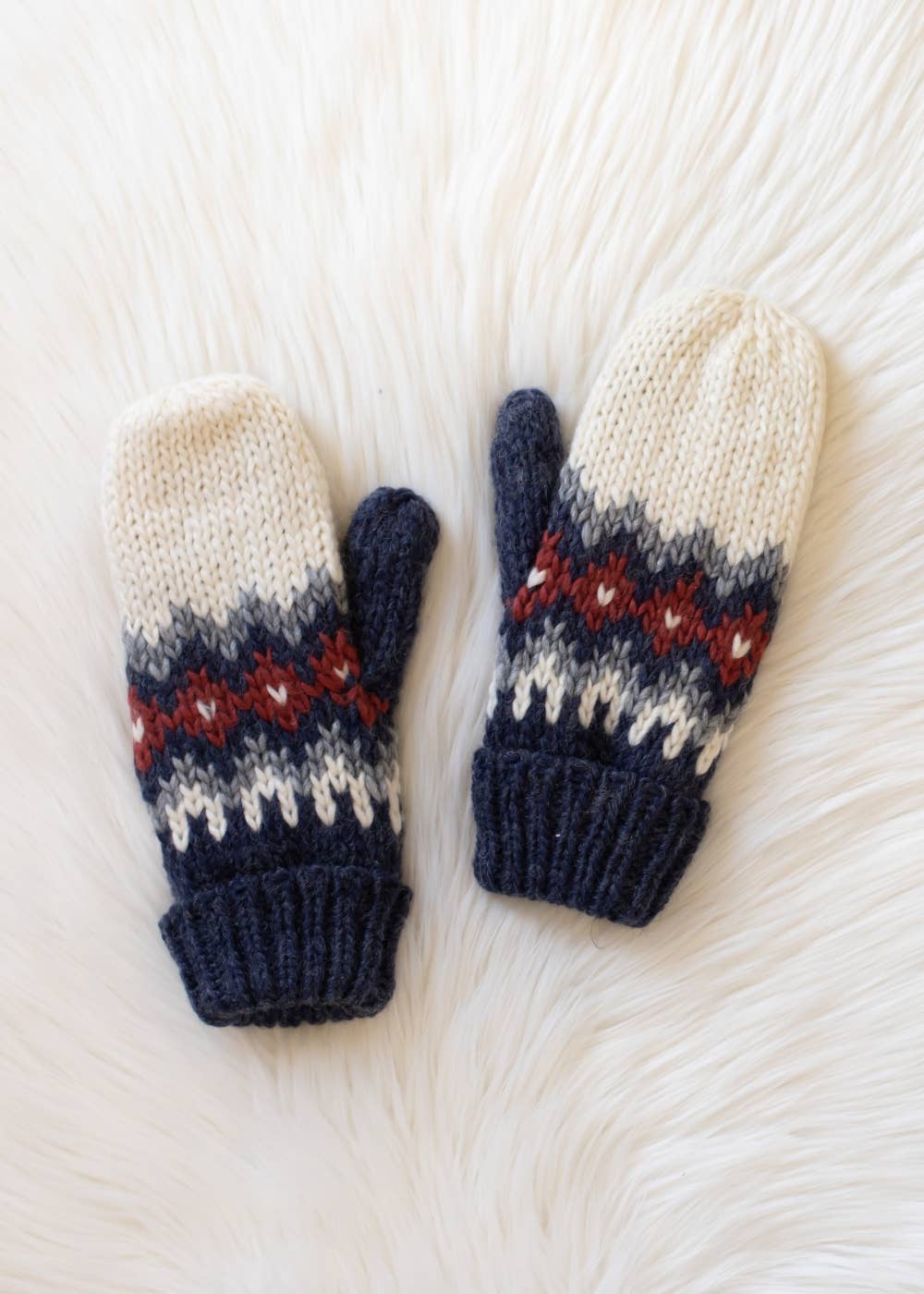 Patterned Mittens