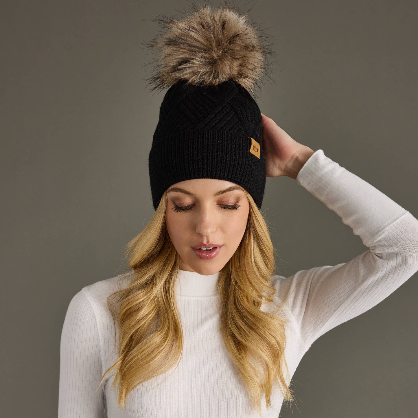 Knit Pom Hat