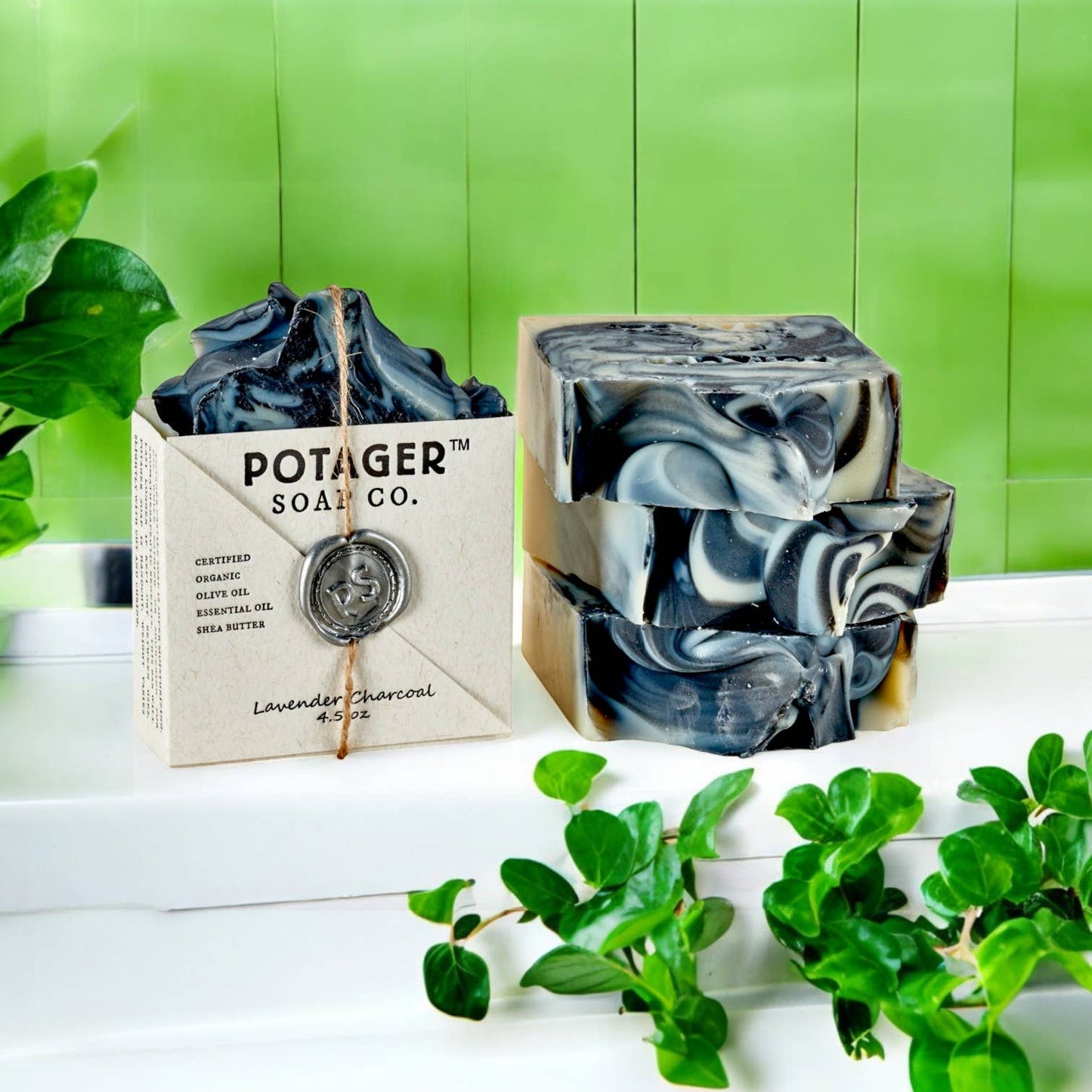 Lavender Charcoal Wrapped – Cleansing Ritual Bar