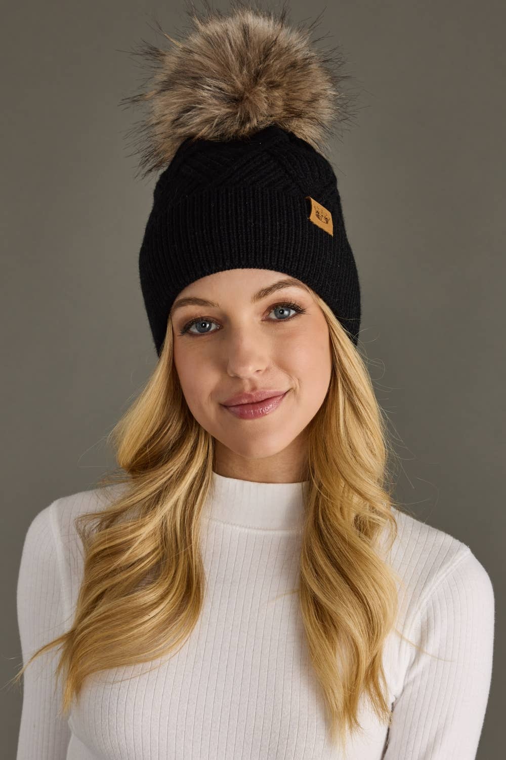 Knit Pom Hat