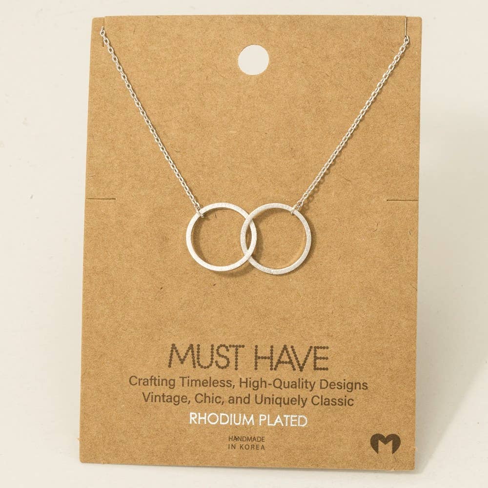 Dual Circle Necklace
