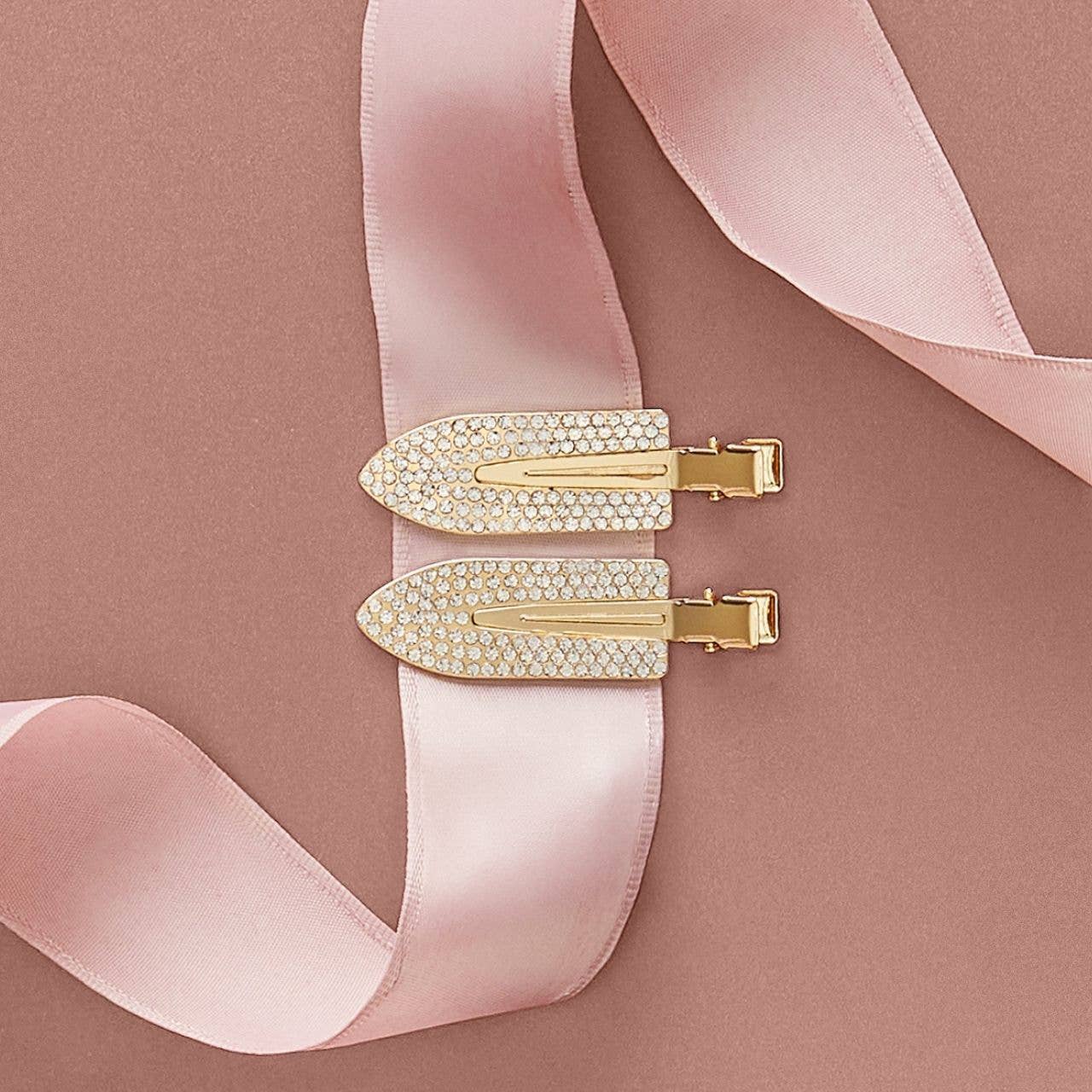 Hair Clips Rhinestone