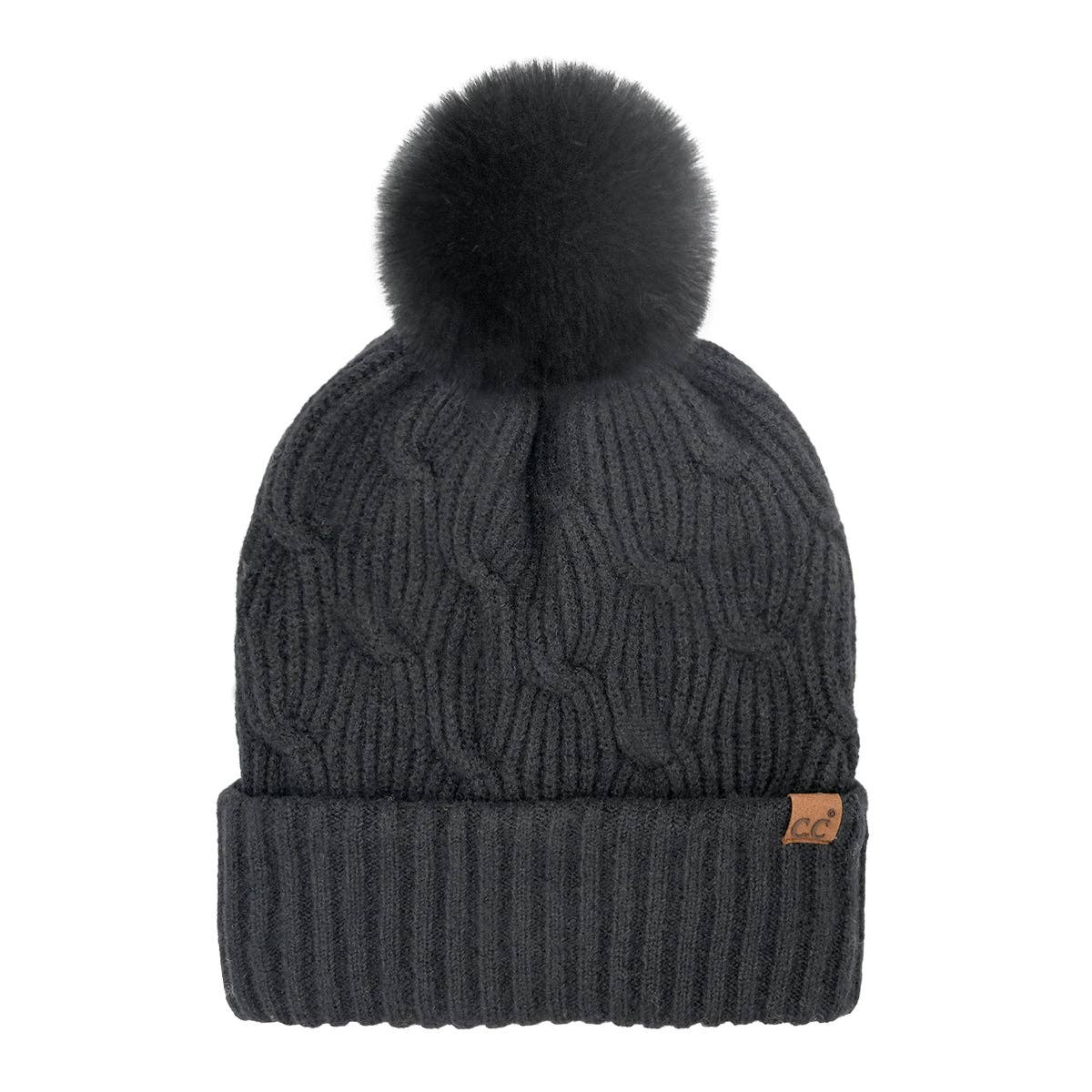 Knitted C.C Pom Beanie