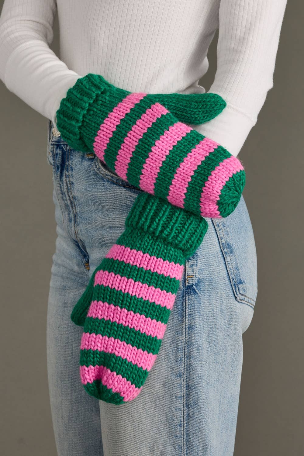 Striped Mittens