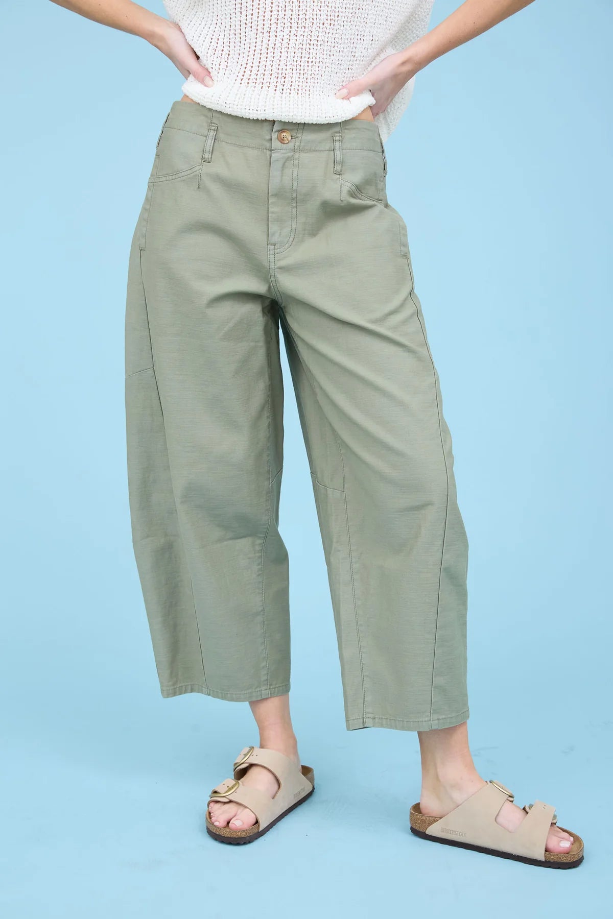 Olive Capri pant