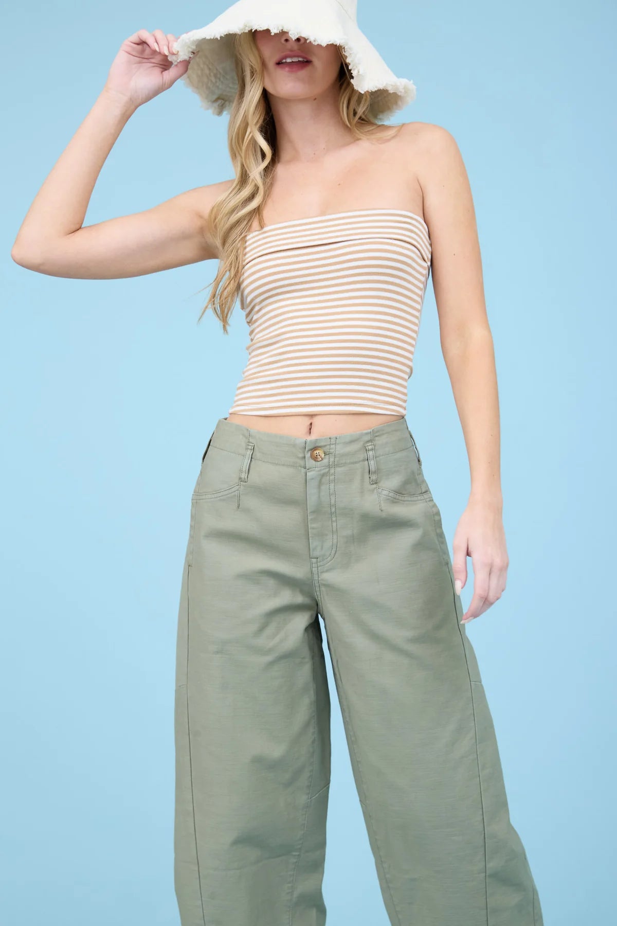 Olive Capri pant