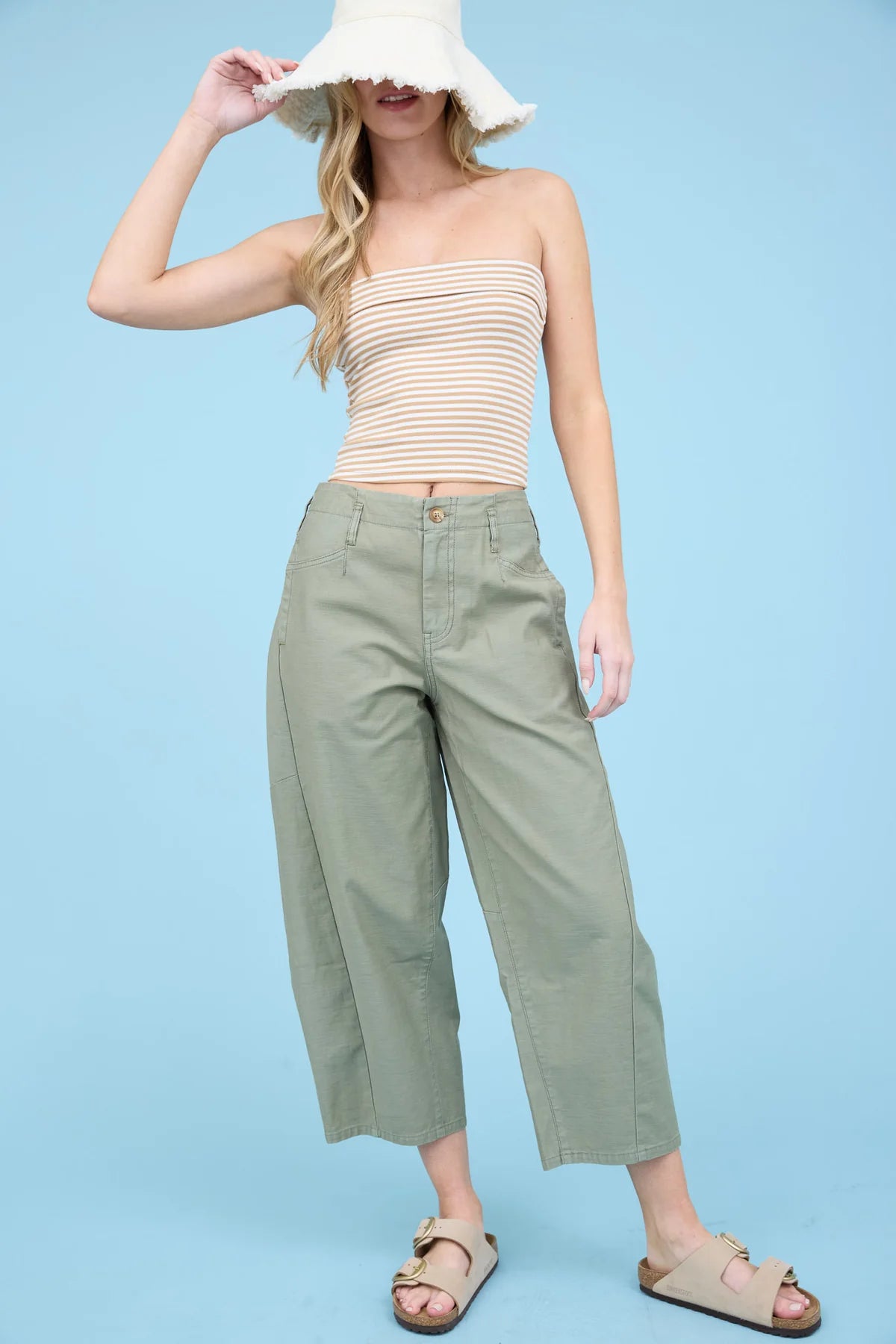 Olive Capri pant