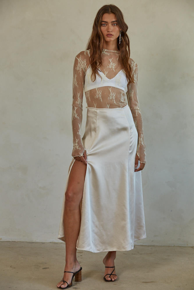 Ivory Lace Top