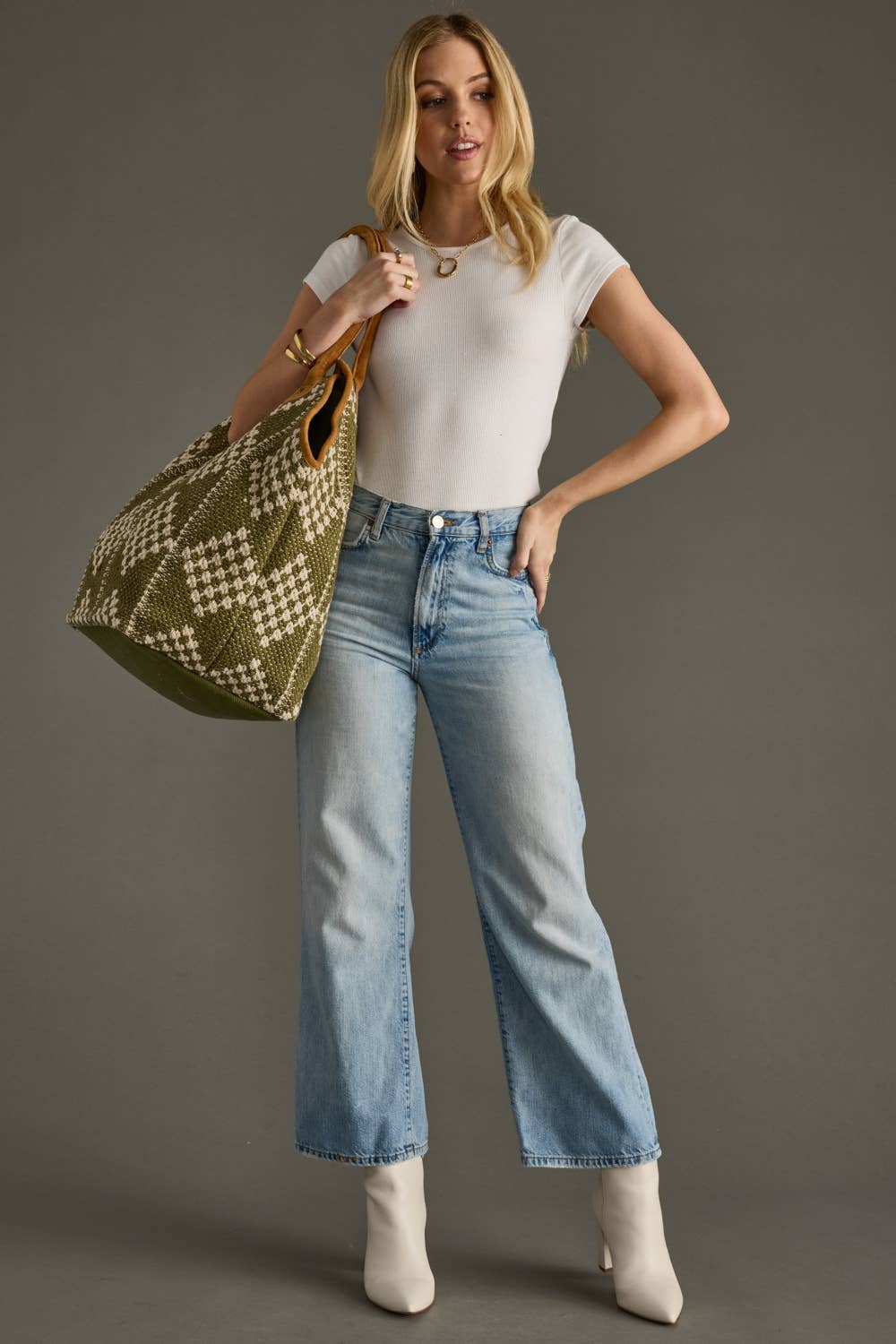 Diamond Pattern Tote