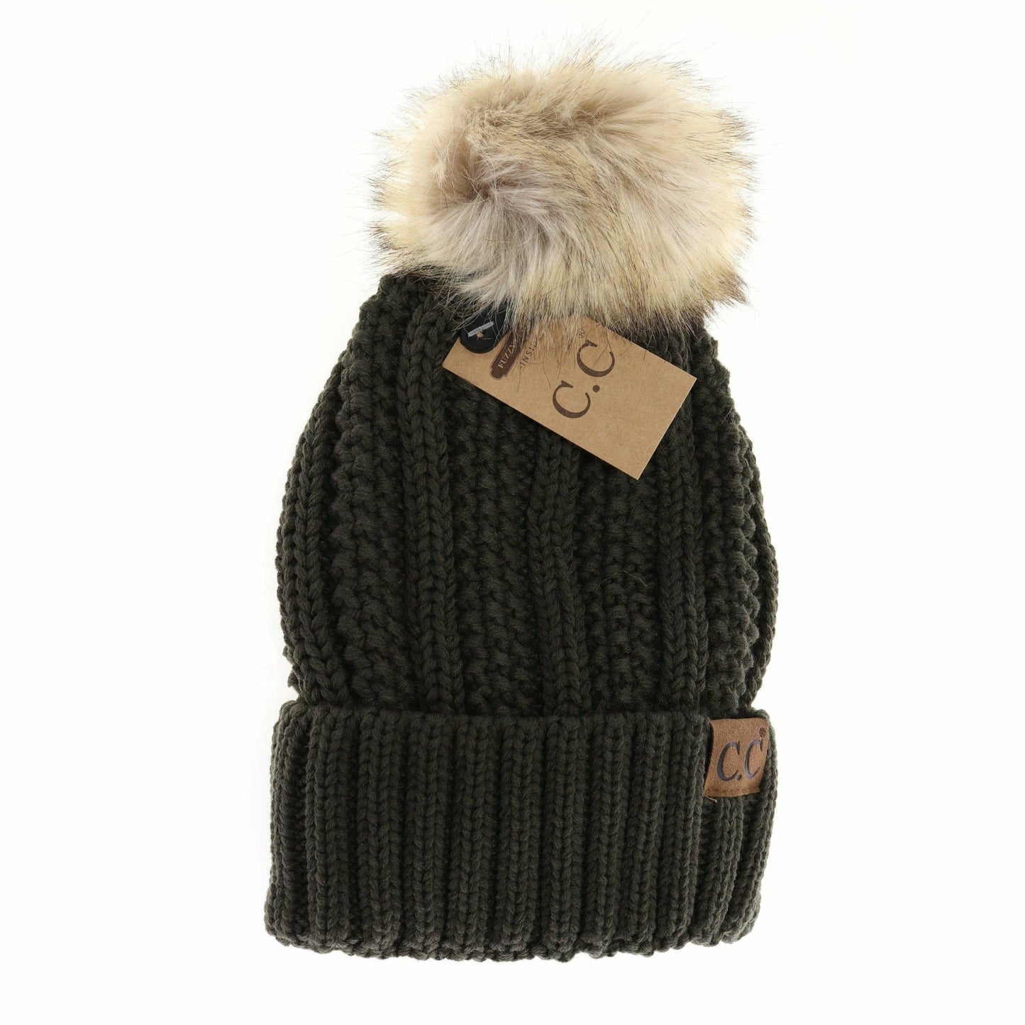 Fuzzy CC Beanie