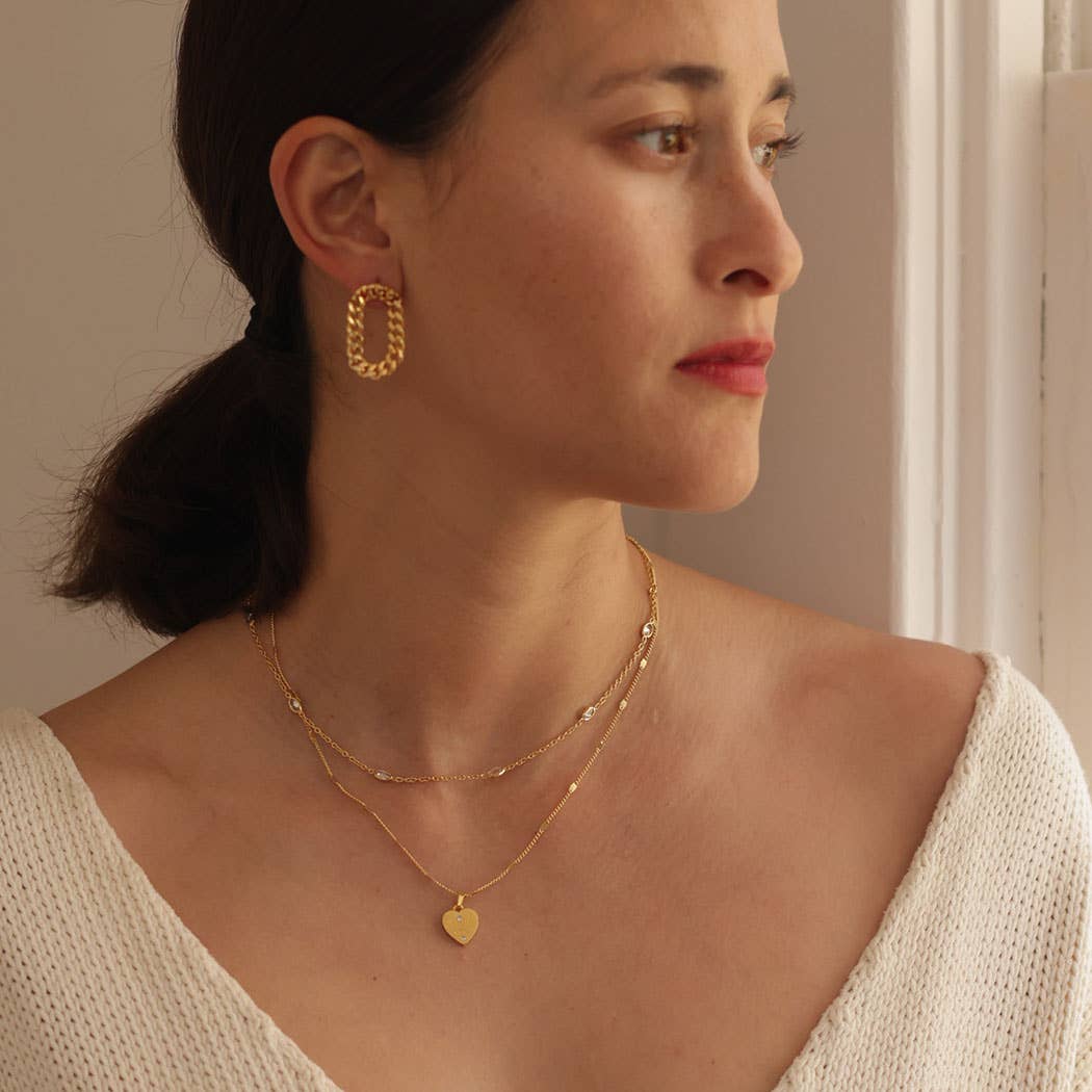 Crystal Chain Necklace