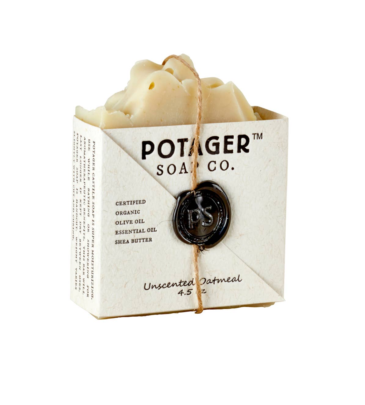 Unscented Oatmeal Handmade Bar Soap | Organic Soap