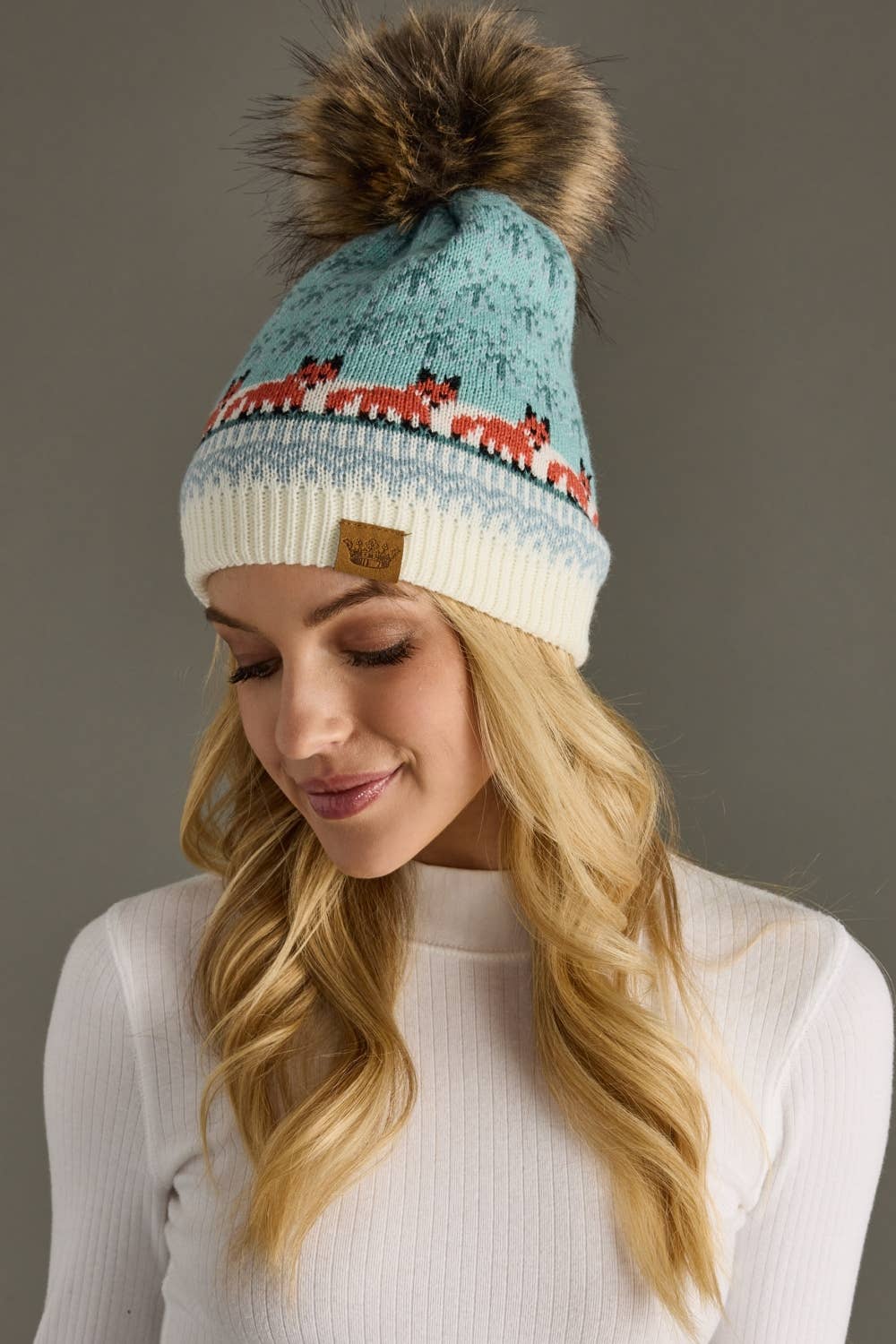 Fox Pattern Hat