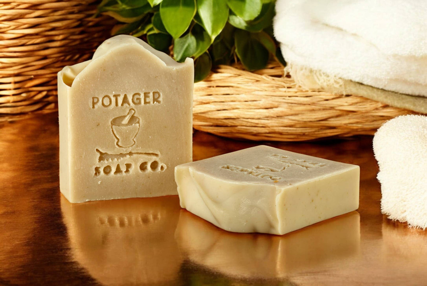 Unscented Oatmeal Handmade Bar Soap | Organic Soap