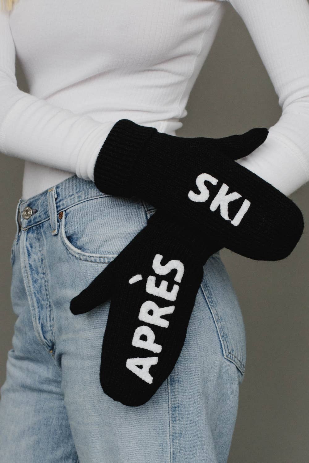Apres Ski Knit Mittens