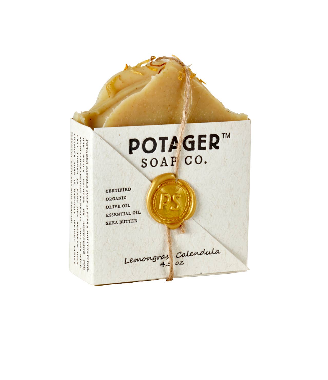 Lemongrass Calendula Bar Wrapped | Gift‑Ready Artisanal