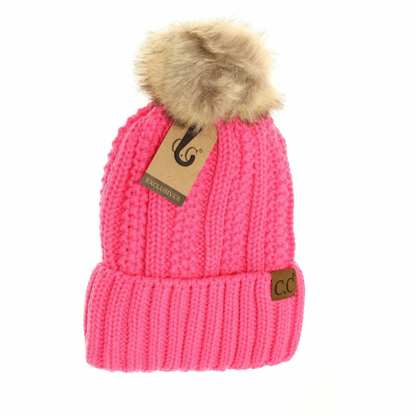 Fuzzy CC Beanie