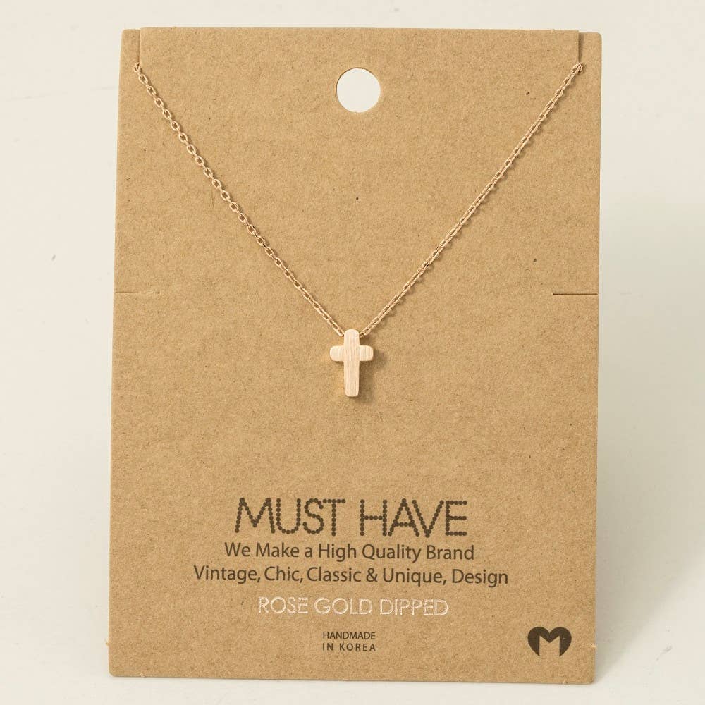 Mini Cross Necklace