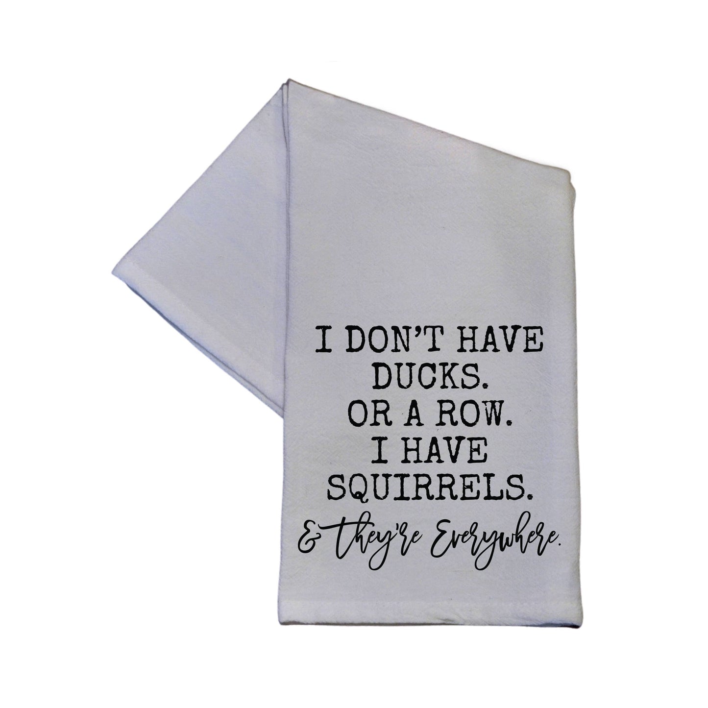 Squirrels Tea Towel