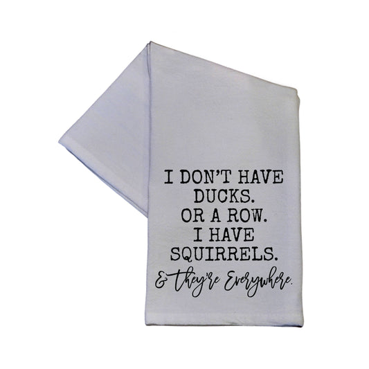 Squirrels Tea Towel