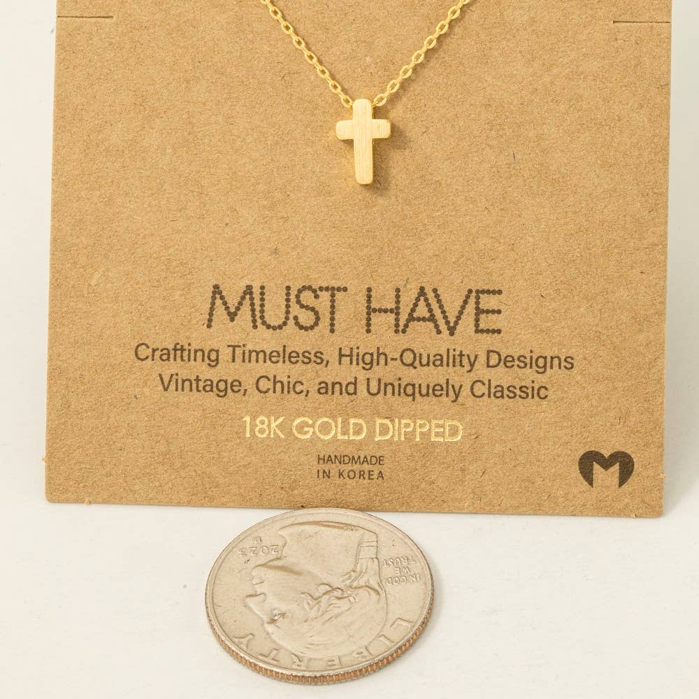 Mini Cross Necklace