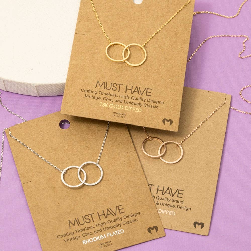 Dual Circle Necklace