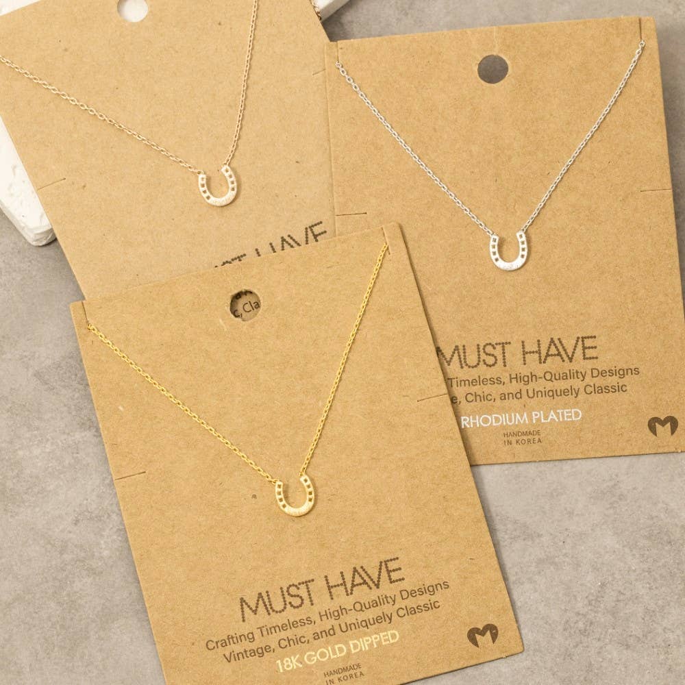 Mini Horseshoe Necklace
