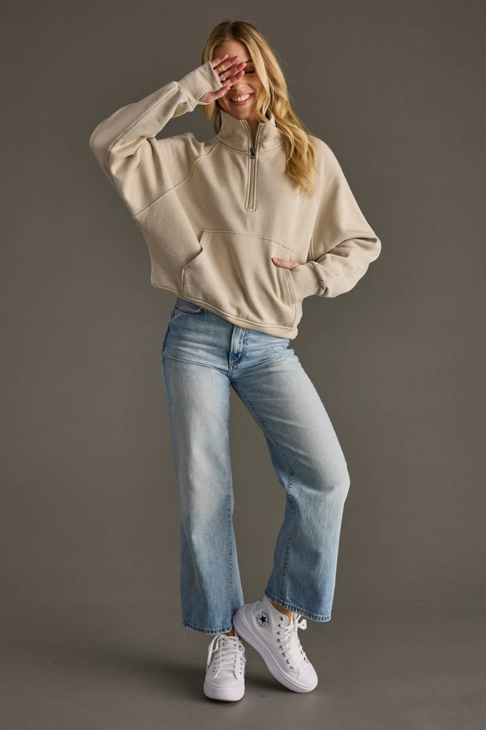 Quarter Zip Sweatshirt