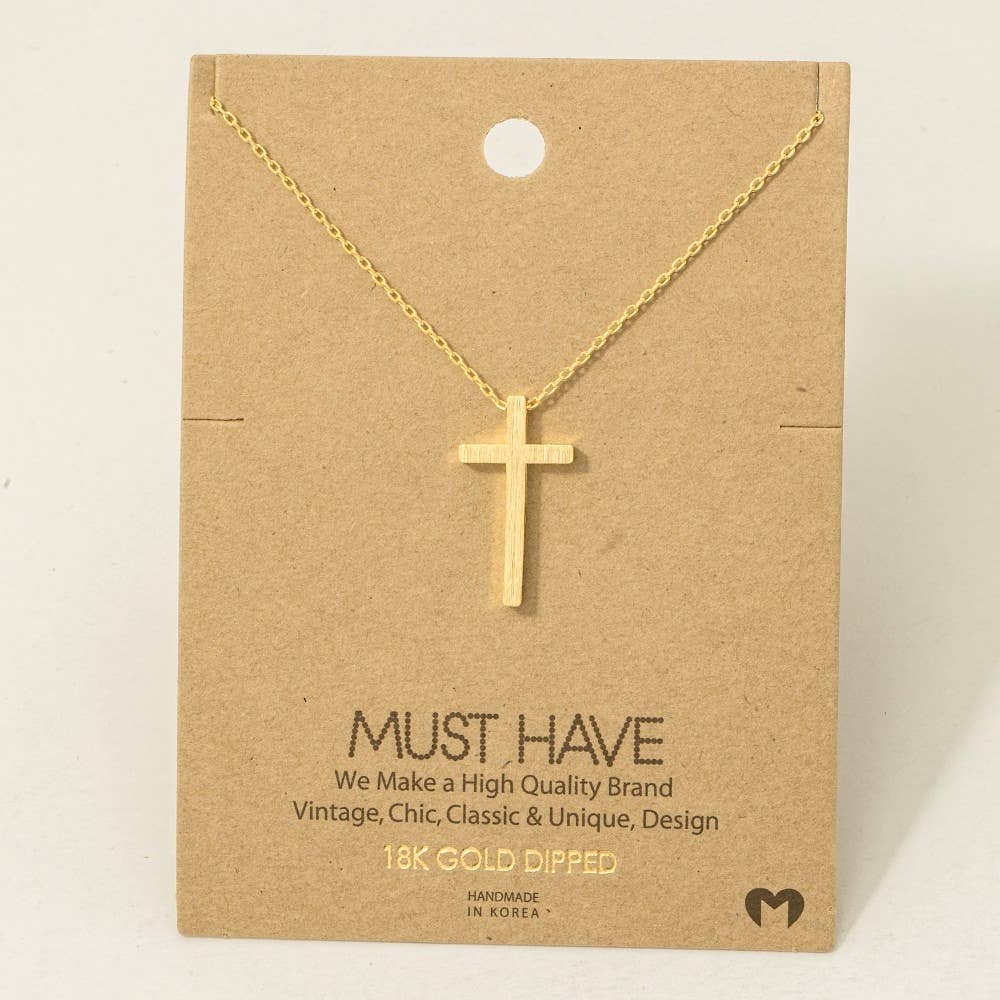 Cross Pendant Necklace