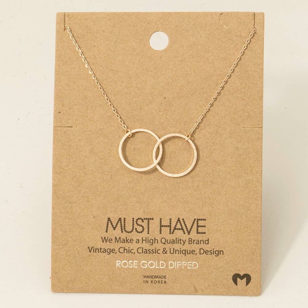 Dual Circle Necklace