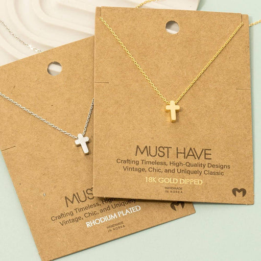 Mini Cross Necklace
