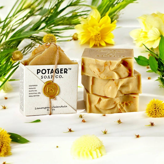 Lemongrass Calendula Bar Wrapped | Gift‑Ready Artisanal