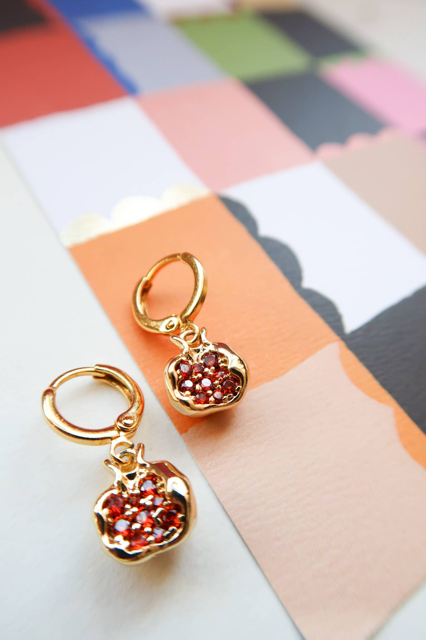Pomegranate Earrings