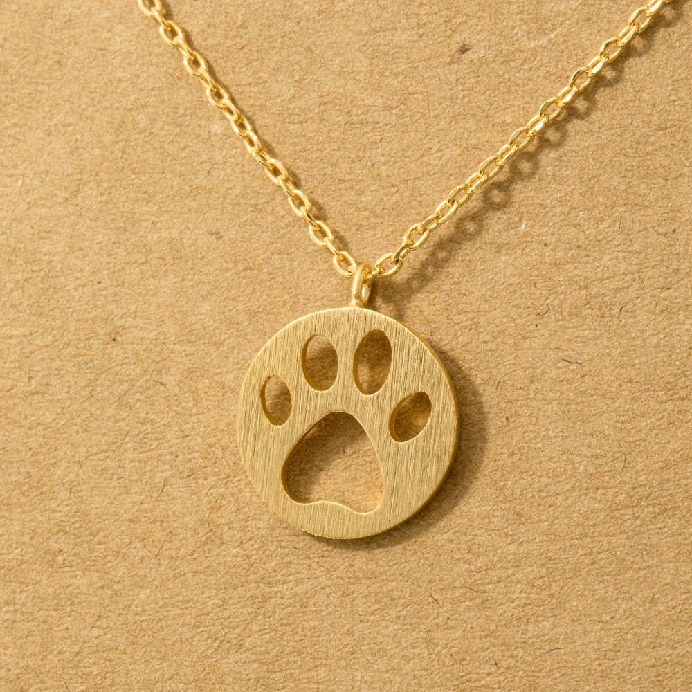 Paw Print Necklace