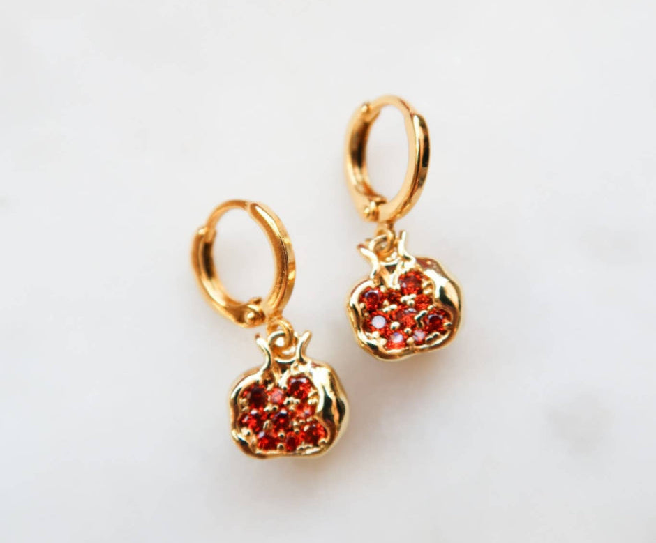 Pomegranate Earrings