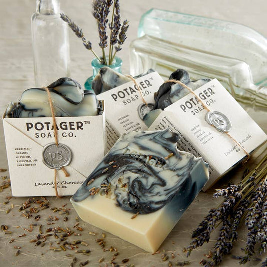 Lavender Charcoal Wrapped – Cleansing Ritual Bar