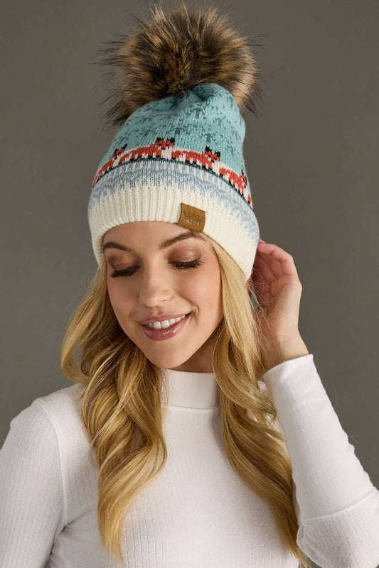 Fox Pattern Hat