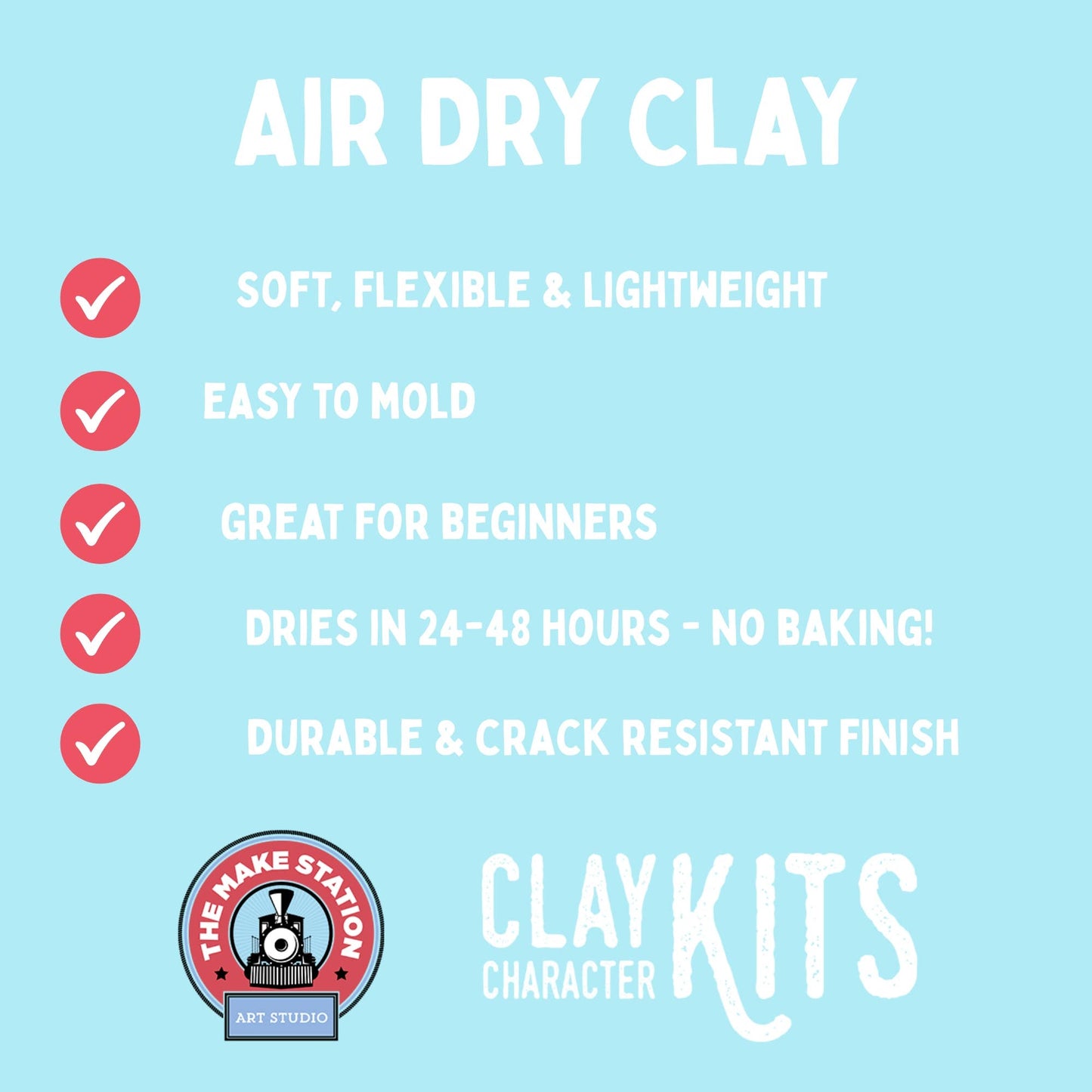 Lottie the Ladybug DIY Air Dry Clay Kit | Arts & Craft Kit