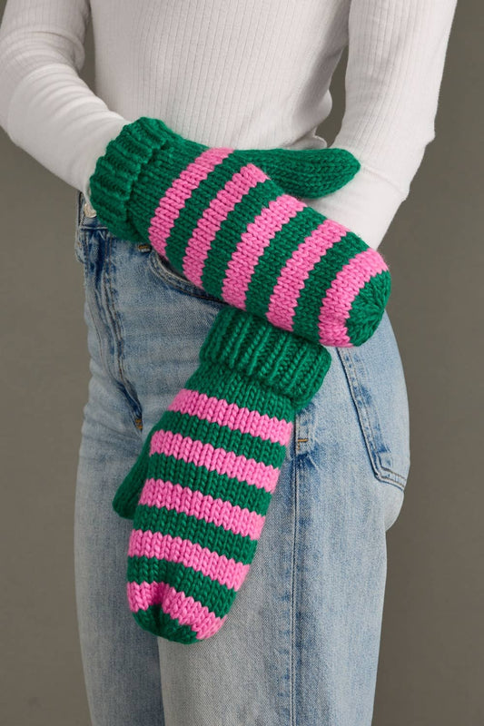 Striped Mittens