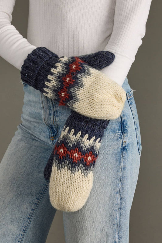 Patterned Mittens