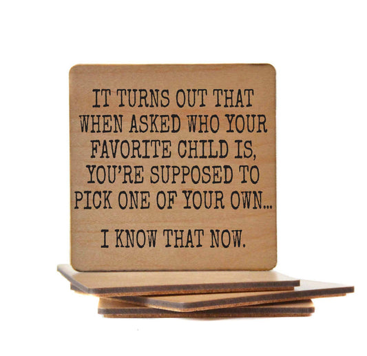 Pick One Coaster