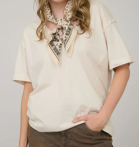 Rowena Top Khaki