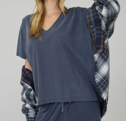 Rowena Top Navy