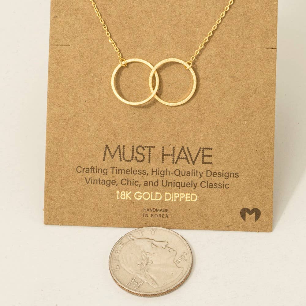 Dual Circle Necklace