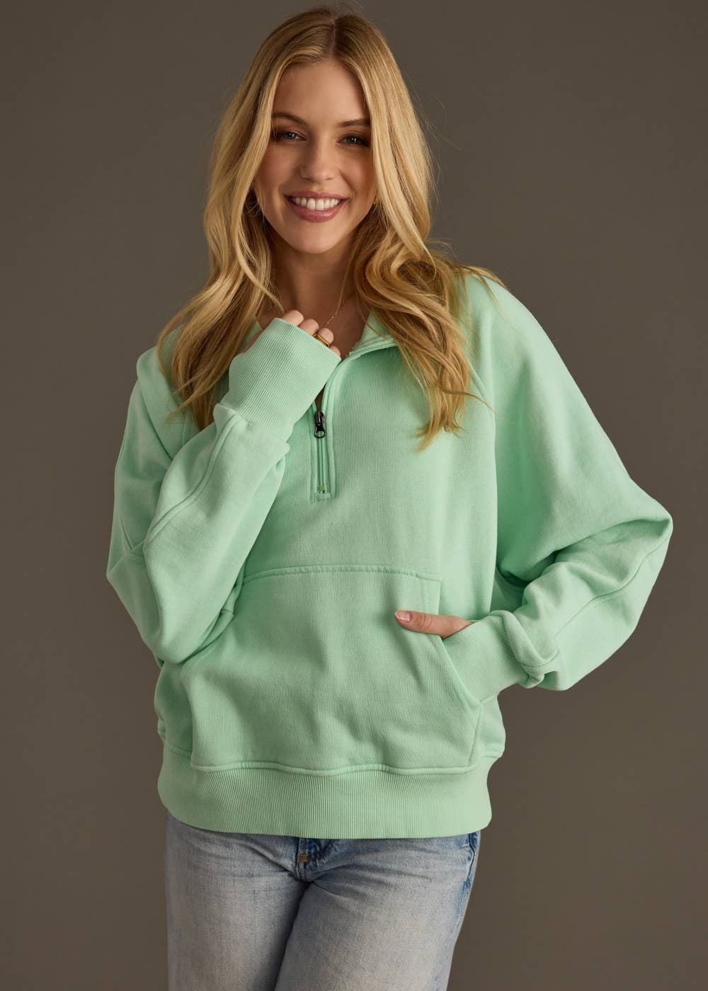 Quarter Zip Sweatshirt