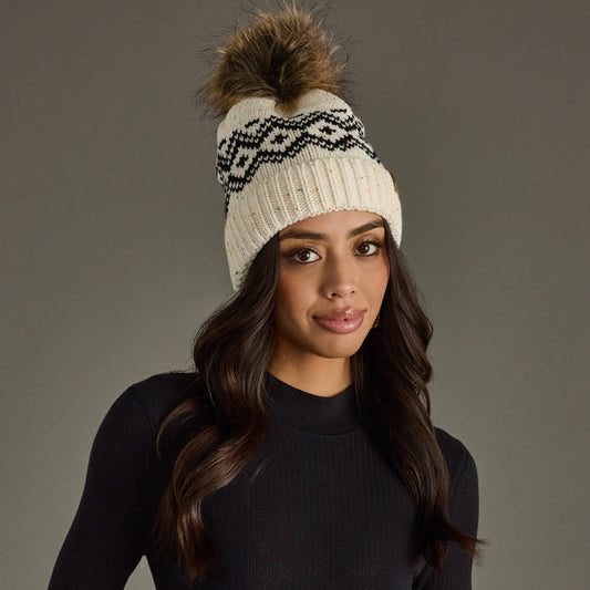 Pattern Pom Hat