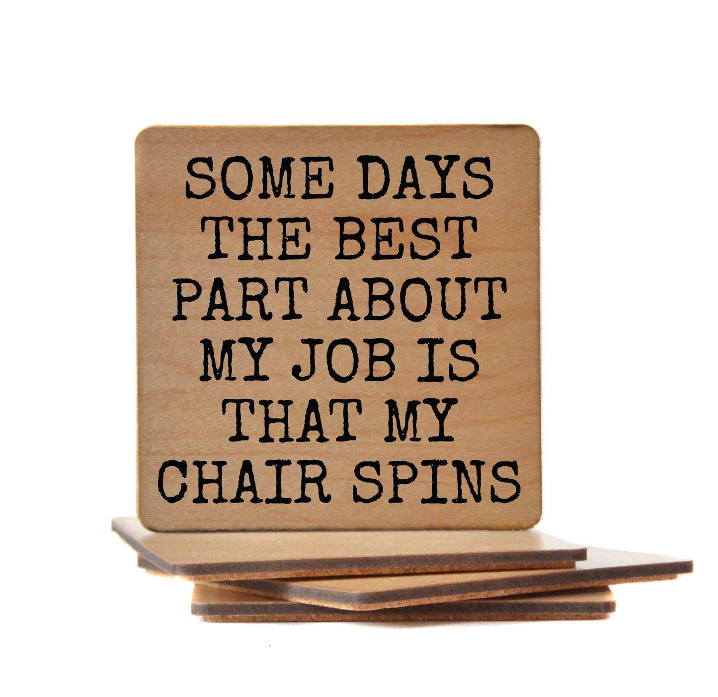 Chair Spins Coasters