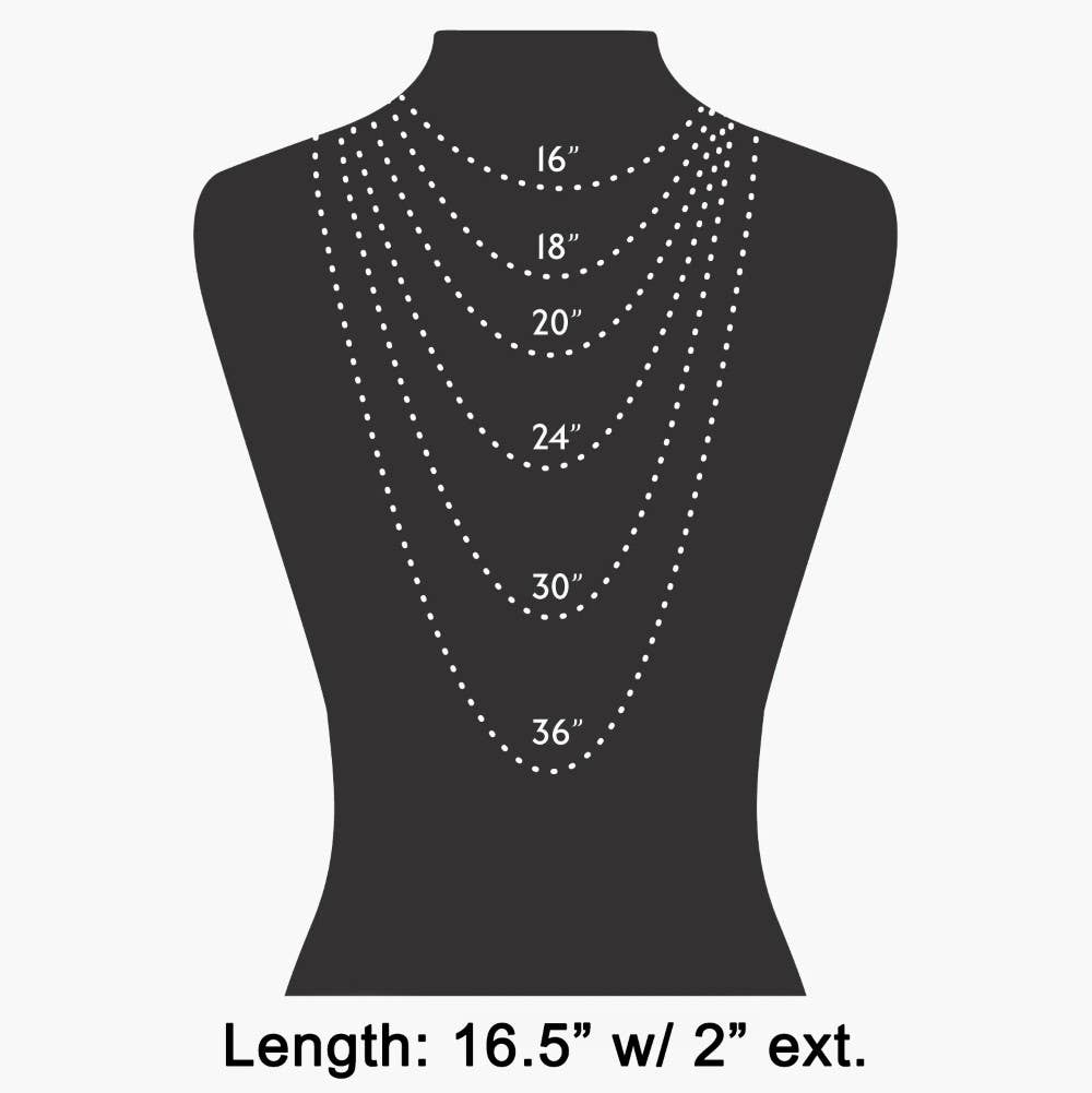 Secret Box Cz Cross Necklace