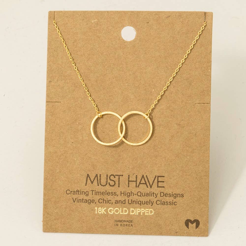 Dual Circle Necklace